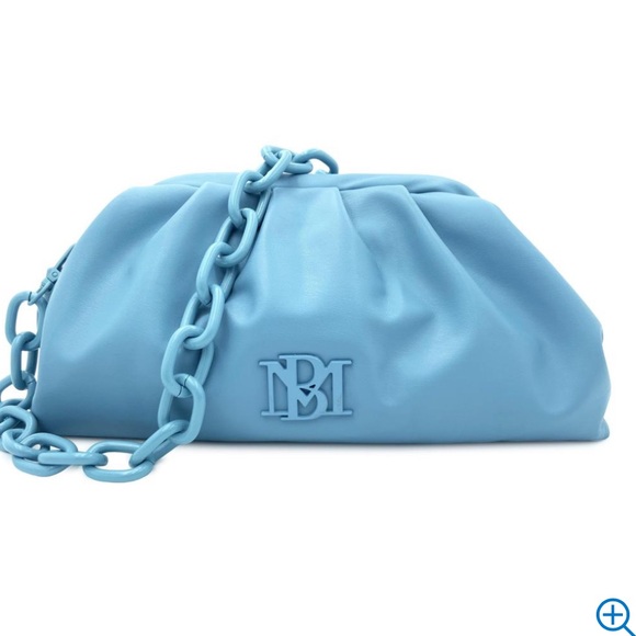 BADGLEY MISCHKA NWT CLUTCH PURSE BLUE - Picture 1 of 1